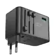 Сетевое зарядное устройство Acefast Z1 PD UK | EU | US 75W 3xUSB-C | 2xUSB-A Black (Z1)