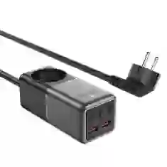 Мережевий подовжувач Acefast Z2 GaN 3x USB-C | 2x USB-A PD 75W Black (Z2)