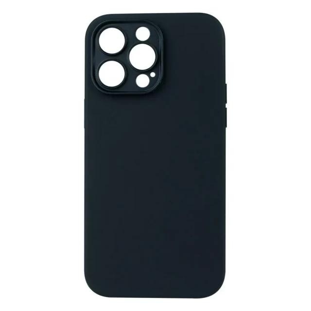 Чехол и защитное стекло Baseus Liquid Silica Gel Case для iPhone 14 Pro Black (ARYT001301)