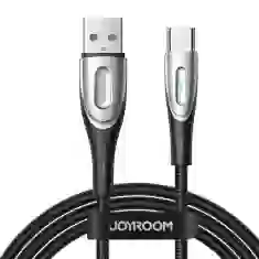 Кабель Joyroom Star-Light USB-A to USB-C 3A 1.2m Black (SA27-AC3 1.2m Bl)