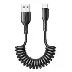 Автомобильный кабель Joyroom Easy-Travel USB-A to USB-C 3A 1.5m Black (SA38-AC3 1.5m Bl)