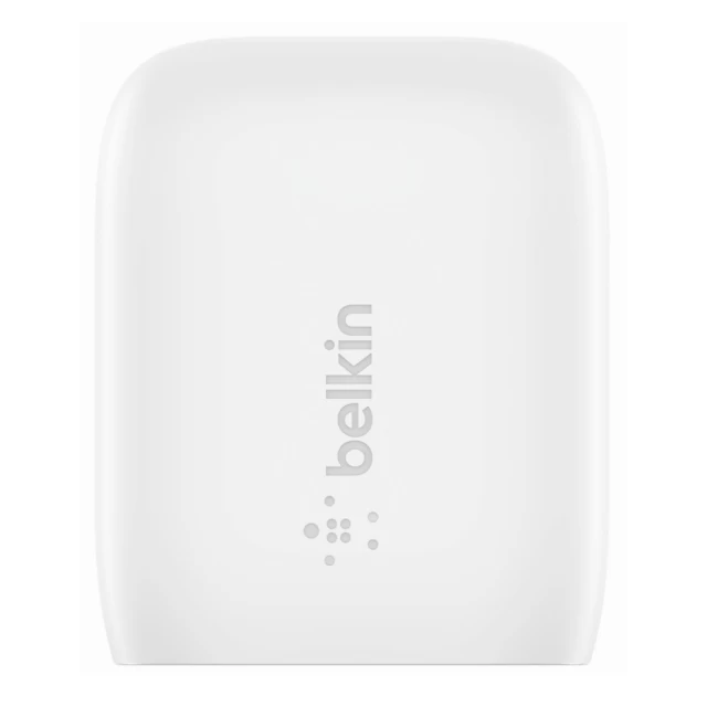 Мережевий зарядний пристрій Belkin PD 20W USB-C White (WCA006VFWH)