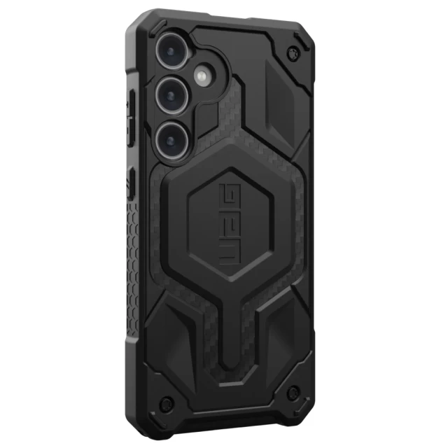 Чехол UAG Monarch Pro для Samsung Galaxy S24 Plus (S926) Carbon Fiber with MagSafe (214414114242)