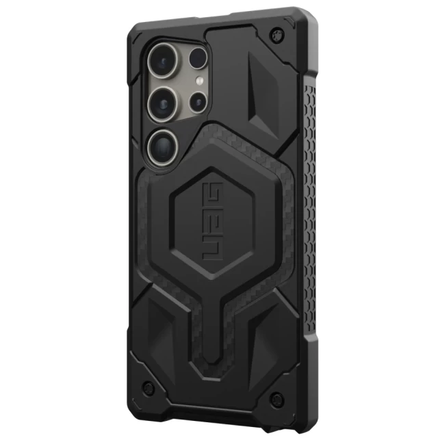 Чохол UAG Monarch для Samsung Galaxy S24 Ultra (S928) Carbon Fiber (214415114242)