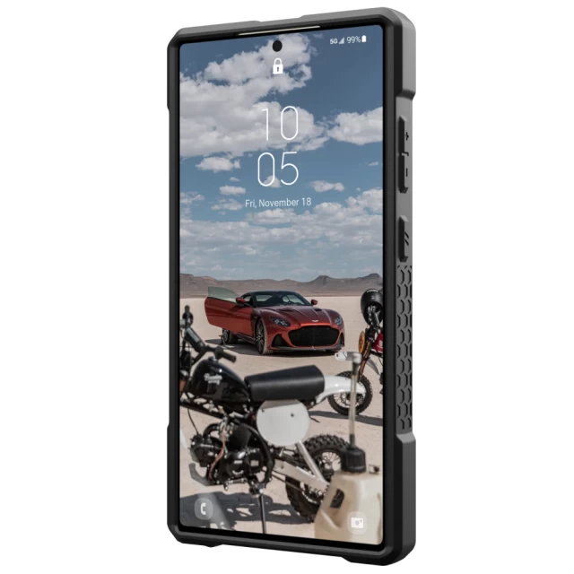 Чехол UAG Monarch для Samsung Galaxy S24 Ultra (S928) Carbon Fiber (214415114242)