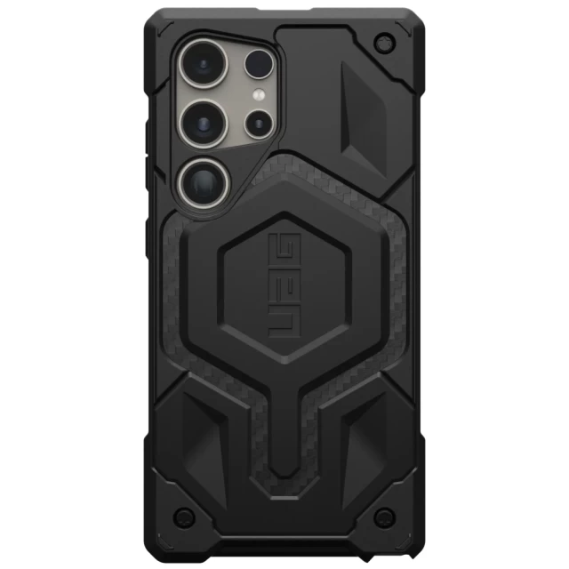 Чохол UAG Monarch для Samsung Galaxy S24 Ultra (S928) Carbon Fiber (214415114242)