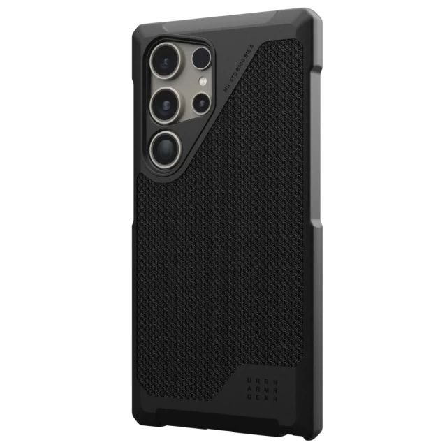 Чехол UAG Metropolis LT Pro для Samsung Galaxy S24 Ultra (S928) Kevlar Black with MagSafe (214420113940)