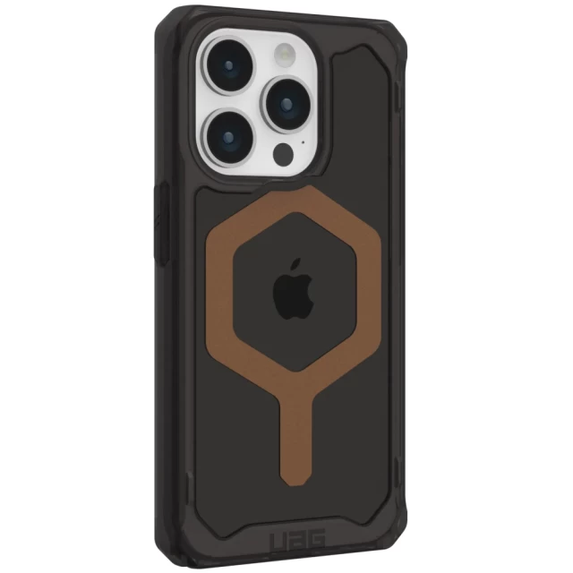 Чехол UAG Plyo для iPhone 15 Pro Black Bronze with MagSafe (114286114085)