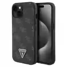 Чохол Guess 4G Triangle Metal Logo для iPhone 15 | 14 | 13 Black (GUHCP15SPG4GPK)