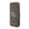 Чохол-книжка Guess 4G Metal Logo для iPhone 15 Pro Brown (GUBKP15L4GMGBR)