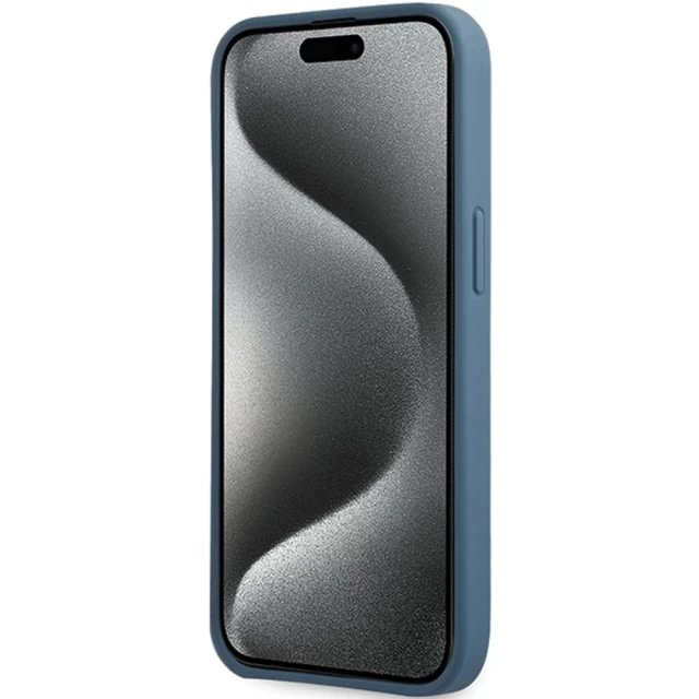 Чохол Guess 4G Stripe Collection для iPhone 15 | 14 | 13 Blue (GUHCP15SG4GLBL)