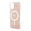 Чохол Guess IML 4G для iPhone 15 | 14 | 13 Pink with MagSafe (GUHMP15SH4STP)