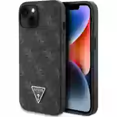 Чохол Guess 4G Triangle Metal Logo для iPhone 15 | 14 | 13 Black (GUHCP14SPG4GPK)