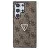 Чехол Guess Grip Stand 4G Triangle Strass для Samsung Galaxy S24 Ultra (S928) Brown (GUHCS24LPGS4TDW)