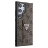 Чехол Guess Grip Stand 4G Triangle Strass для Samsung Galaxy S24 Ultra (S928) Brown (GUHCS24LPGS4TDW)