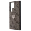 Чехол Guess Grip Stand 4G Triangle Strass для Samsung Galaxy S24 Ultra (S928) Brown (GUHCS24LPGS4TDW)