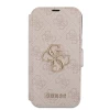 Чехол-книжка Guess 4G Metal Logo для iPhone 15 Pro Max Pink (GUBKP15X4GMGPI)