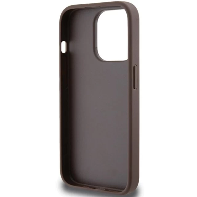 Чохол Guess 4G Stripe Collection для iPhone 15 Pro Max Brown (GUHCP15XG4GLBR)