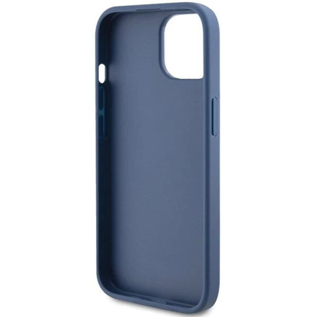 Чохол Guess 4G Big Metal Logo для iPhone 15 | 14 | 13 Blue (GUHCP15S4GMGBL)