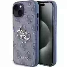 Чехол Guess 4G Big Metal Logo для iPhone 15 | 14 | 13 Blue (GUHCP15S4GMGBL)