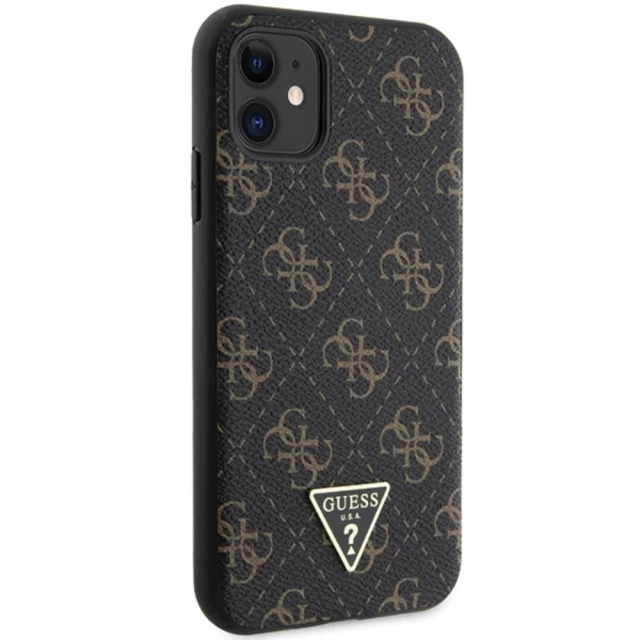 Чехол Guess 4G Triangle Metal Logo для iPhone 11 | XR Black (GUHCN61PG4GPK)