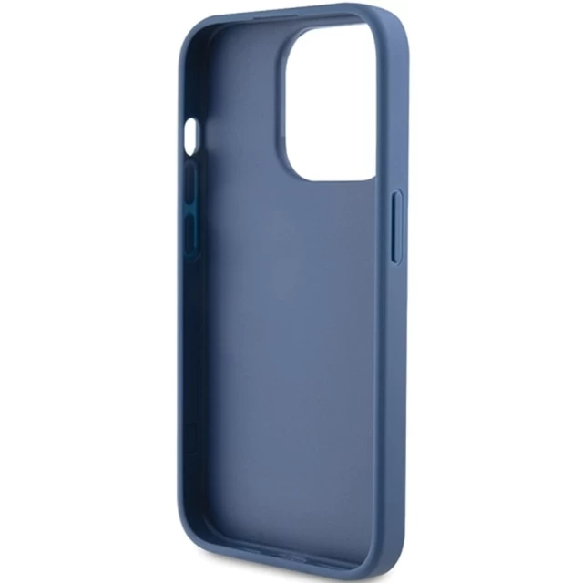 Чохол Guess 4G Big Metal Logo для iPhone 15 Pro Blue (GUHCP15L4GMGBL)