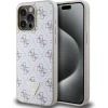 Чохол Guess 4G Triangle Metal Logo для iPhone 15 Pro Max White (GUHCP15XPG4GPH)