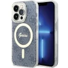 Чохол Guess IML 4G для iPhone 15 Pro Blue with MagSafe (GUHMP15LH4STB)