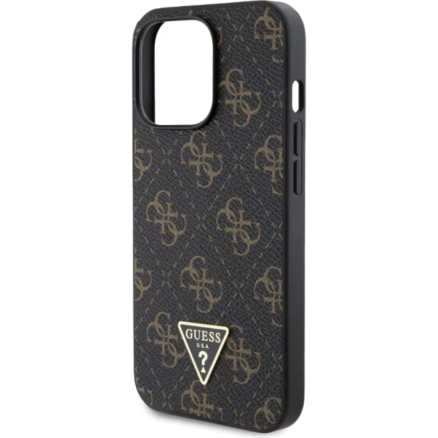 Чохол Guess 4G Triangle Metal Logo для iPhone 13 | 13 Pro Black (GUHCP13LPG4GPK)