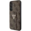 Чехол Guess Grip Stand 4G Triangle Strass для Samsung Galaxy S24 (S921) Brown (GUHCS24SPGS4TDW)