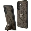 Чехол Guess Grip Stand 4G Triangle Strass для Samsung Galaxy S24 (S921) Brown (GUHCS24SPGS4TDW)