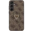 Чехол Guess Grip Stand 4G Triangle Strass для Samsung Galaxy S24 (S921) Brown (GUHCS24SPGS4TDW)