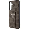 Чехол Guess Grip Stand 4G Triangle Strass для Samsung Galaxy S24 (S921) Brown (GUHCS24SPGS4TDW)