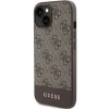 Чехол Guess 4G Stripe Collection для iPhone 15 | 14 | 13 Brown (GUHCP15SG4GLBR)