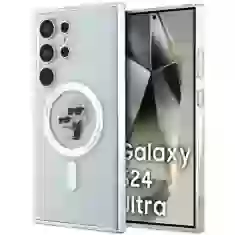 Чохол Karl Lagerfeld IML Karl & Choupette для Samsung Galaxy S24 Ultra (S928) Transparent with MagSafe (KLHMS24LHGKCNOT)