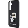Чохол Karl Lagerfeld 3D Rubber Karl & Choupette для Samsung Galaxy S24 (S921) Black (KLHCS24S3DRKCNK)