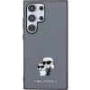 Чохол Karl Lagerfeld Saffiano Karl & Choupette Metal Pin для Samsung Galaxy S24 Ultra (S928) Grey (KLHCS24LPSAKCMPG)