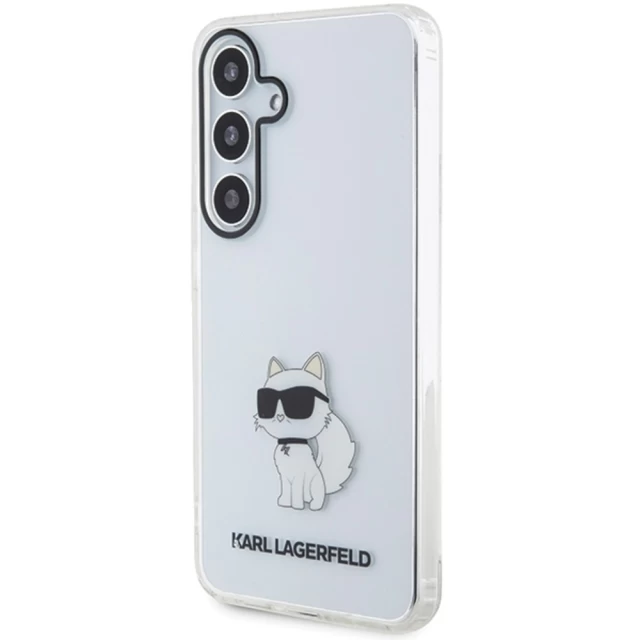 Чехол Karl Lagerfeld IML Choupette для Samsung Galaxy S24 (S921) Transparent (KLHCS24SHNCHTCT)