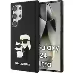 Чохол Karl Lagerfeld 3D Rubber Karl & Choupette для Samsung Galaxy S24 Ultra (S928) Black (KLHCS24L3DRKCNK)