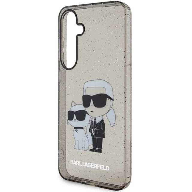 Чехол Karl Lagerfeld Glitter Karl & Choupette для Samsung Galaxy S24 Plus (S926) Black (KLHCS24MHNKCTGK)