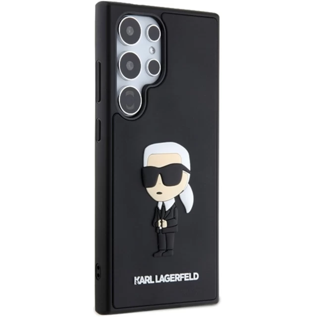 Чехол Karl Lagerfeld 3D Rubber Ikonik для Samsung Galaxy S24 Ultra (S928) Black (KLHCS24L3DRKINK)