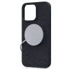 Чехол Elements Njord Salmon Leather Case для iPhone 15 Pro Max Black with MagSafe (NA54SL00)