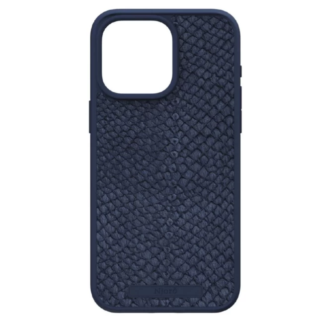 Чохол Elements Njord Salmon Leather Case для iPhone 15 Pro Max Petrol Blue with MagSafe (NA54SL01)