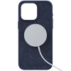 Чохол Elements Njord Salmon Leather Case для iPhone 15 Pro Max Petrol Blue with MagSafe (NA54SL01)