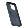 Чохол Elements Njord Salmon Leather Case для iPhone 15 Pro Max Dark Green with MagSafe (NA54SL02)