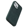 Чохол Elements Njord Salmon Leather Case для iPhone 15 Pro Max Dark Green with MagSafe (NA54SL02)