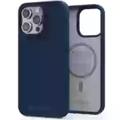 Чехол Elements Njord Suede Case для iPhone 15 Pro Max Navy Blue with MagSafe (NA54SU01)