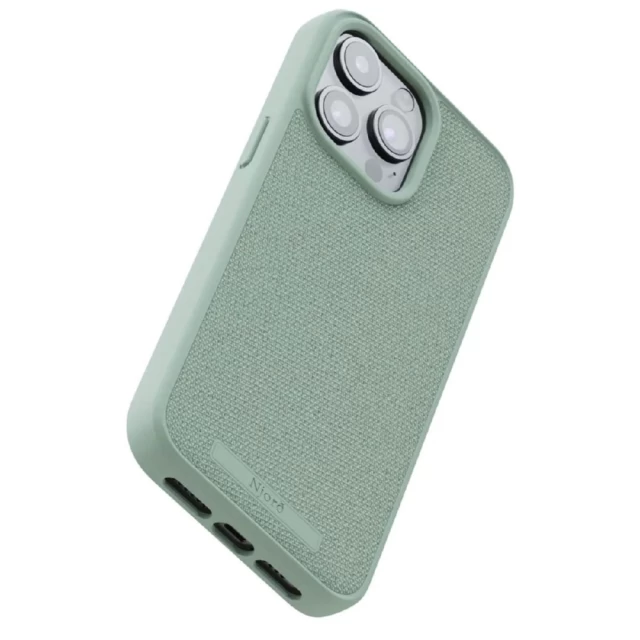 Чохол Elements Njord Fabric Case для iPhone 15 Pro Max Turquoise with MagSafe (NA54FA13)