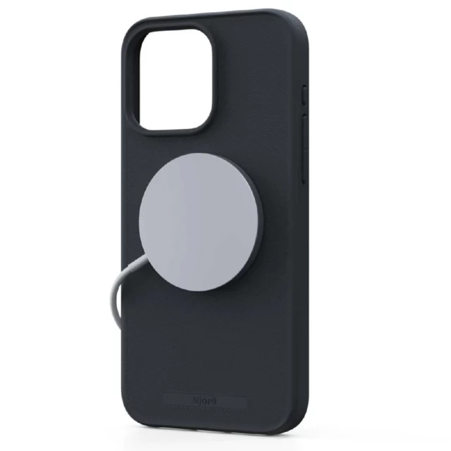 Чохол Elements Njord Slim Case для iPhone 15 Pro Max Black with MagSafe (NA54GR09)