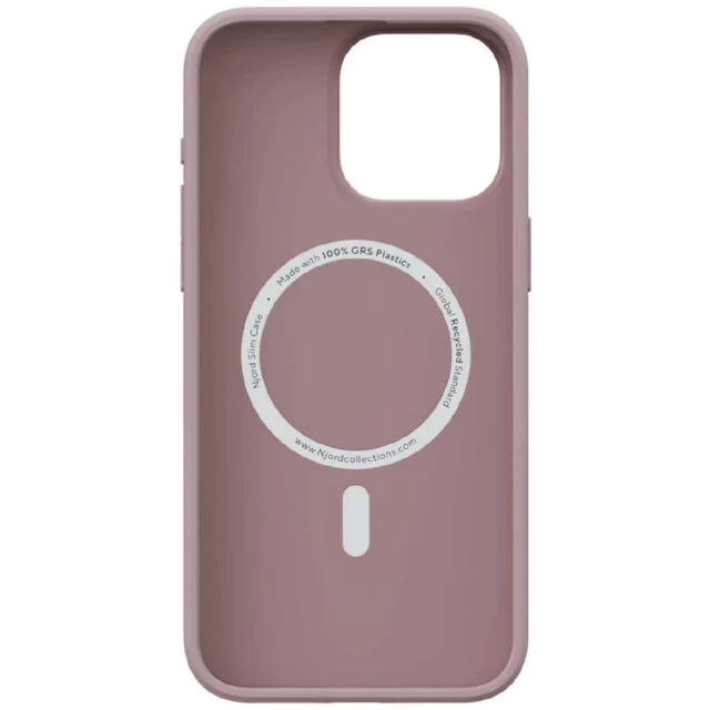 Чехол Elements Njord Slim Case для iPhone 15 Pro Max Pink Blush with MagSafe (NA54GR12)